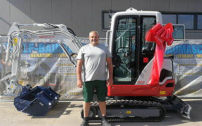 Neuer Bagger für Joggl’s Dienstleistungen