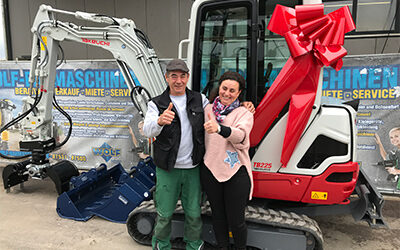 Neuer Takeuchi TB225 für Antonio Alexandre